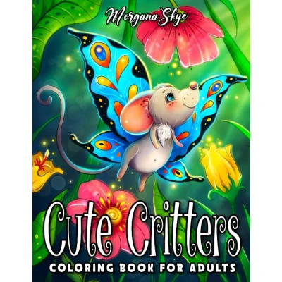 Afbeelding van Cute Critters Coloring Book for Adults Morgana Skye Kleurboek voor volwassenen