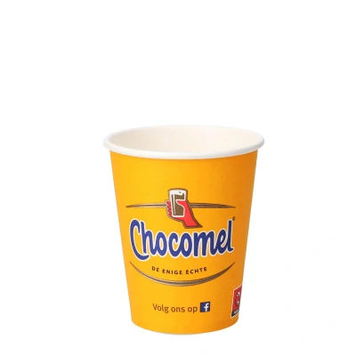 Afbeelding van Kartonnen Beker 8oz 240ml Chocomel
