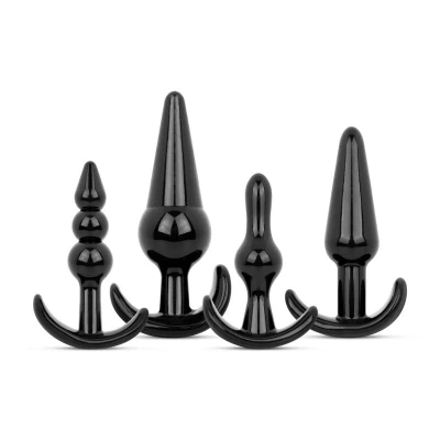 Afbeelding van Butt Plug Set 4 Stuks Zwart
