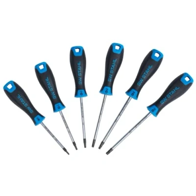 Afbeelding van SW Stahl Schroevendraaierset, T profiel, 6 stuks