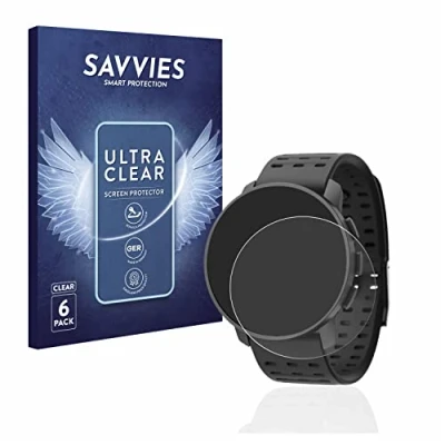 Afbeelding van Savvies (6 Stuks) Schermbeschermer voor Suunto 9 Peak Pro Screen Protector Ultra Transparant
