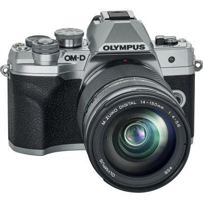 Afbeelding van Olympus OM D E‑M10 Mark IV Systeemcamera + ED 14 150mm EZ lens Zilver