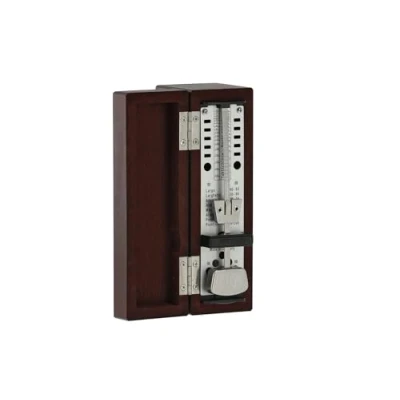 Afbeelding van Wittner Taktell Super Mini metronoom houten behuizing zonder bel mahoniekleurig