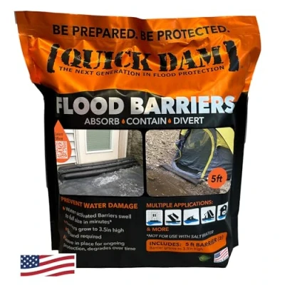 Afbeelding van Quick Dam QD65 2 5&#039; Barrière Water Flood Tassen, Zwart, Pack