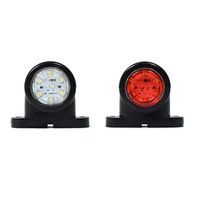 Afbeelding van Promo Link 2x G LED vrachtwagen begrenzingslichten 12V/24V positielichten aanhanger rood wit