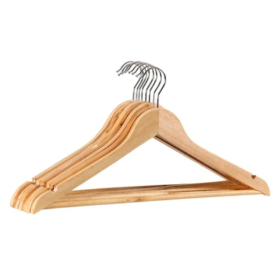 Afbeelding van Premium Kledinghanger Set Hout 8 Stuks