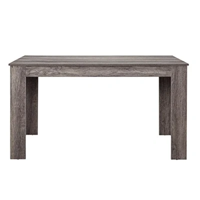 Afbeelding van Eettafel Nora landelijke stijl 140x90x77 cm donker eiken