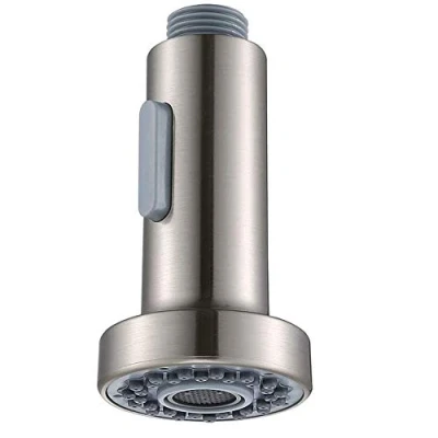 Afbeelding van 2 modi pull out waterkraan keukenkranen, vervanging keukensproeier sproeikop vaatdouche, spoelbakarmatuur voor keuken, badkamer, wastafel 1/2 inch aansluitingen met bedieningsknop