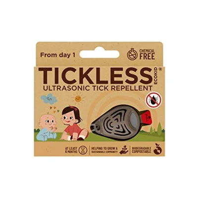 Afbeelding van Tickless EcoKid Biologisch afbreekbaar ultrasoon natuurlijk Chemicaliënvrij teken en vlooienwerend middel voor kinderen Bruin