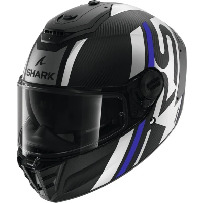 Afbeelding van Shark Spartan RS Shawn Carbon Helm, zwart blauw, afmeting XS voor man