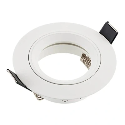 Afbeelding van SEBSON Inbouwspot rond aluminium wit, inbouwframe gatdiameter 65mm, plafond spot incl. GU10 fitting voor LED/halogeen