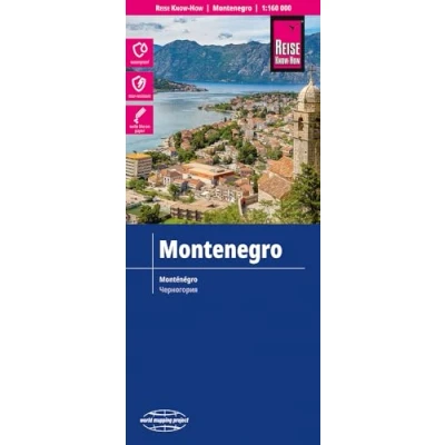 Afbeelding van Reise Know How Landkarte Montenegro (1:160.000): reiß und wasserfest (world mapping project)
