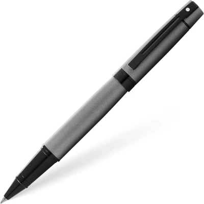 Afbeelding van Sheaffer rollerball 300 E9345 Matte grey lacquer polished black SF E1934551