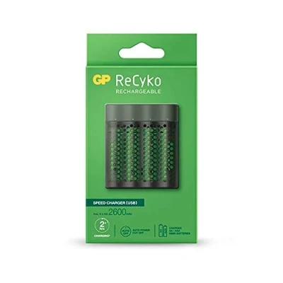 Afbeelding van GP Batteries B53457, Nikkel Metaalhydride (NiMH), AA, AAA, 4 stuk(s), Batterijen inbegrepen
