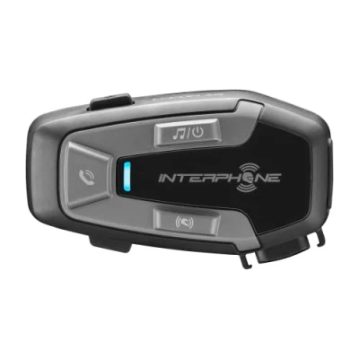 Afbeelding van Interphone U COM 6R Communicatiesysteem Single Pack, zwart