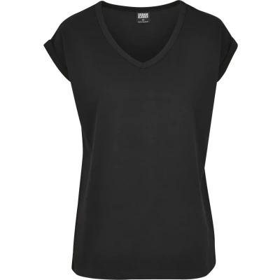 Afbeelding van Urban Classics Tshirt basic Black, Dames, Maat: 4XL, Black