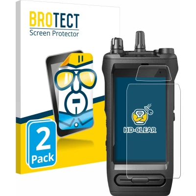 Afbeelding van BROTECT Screenprotector voor Motorola Mototrbo Ion Folie Beschermfolie transparant (2 Stuks)