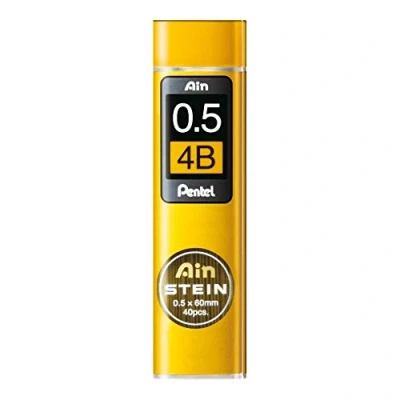 Afbeelding van Pentel C275 4BO Ain Stone fijnvulling, lijndikte 0,5 mm, hardheid 4B, 40 stiften per doos