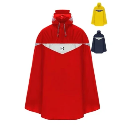 Afbeelding van HOCK Premium fiets regenponcho &#039;Super Praktiko&#039; met ventilatie en zijdelingse armopening 100% waterdichte fietsponcho voor heren dames