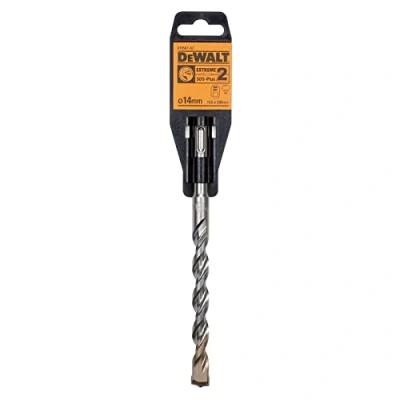Afbeelding van Dewalt SDS Plus Hamerboor/slagboor EXTREME 2 (14x200x150 mm, voor continu gebruik in het hardste beton, metselwerk, natuur en kusnsteen) DT9567 QZ