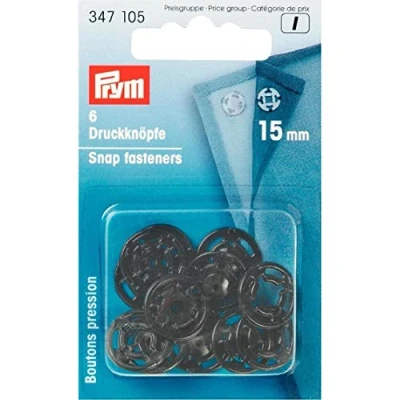 Afbeelding van Prym Drukkers Zwart
