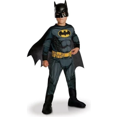 Afbeelding van Verkleedkleding Zwarte Batman 7/8 jaar