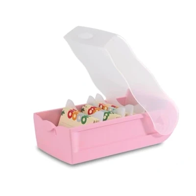 Afbeelding van HAN Educatieve kaartenbox CROCO, eenvoudig woordenschat leren met 5 vakken leersysteem, DIN A7 kaartenbak voor 900 kaarten, incl. steunplaten + 100 leerkaarten, indexbox, leerbox, 997 886,
