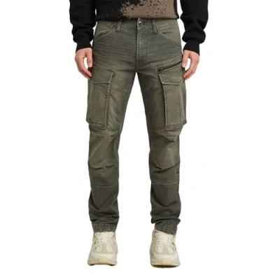 Afbeelding van G STAR Rovic 3D Regular Tapered Cargobroek, Heren, Maat: 30x34, Vintage dust asfalt
