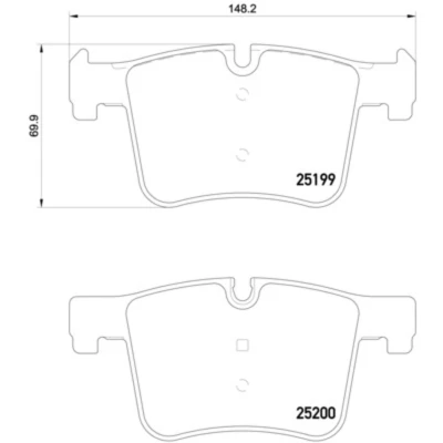 Afbeelding van Brembo Remblokset P 06 075