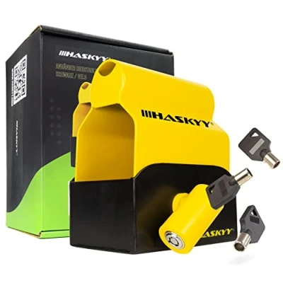 Afbeelding van HASKYY Premium diefstalbeveiliging voor caravans compatibel met ALKO koppeling incl. 3 sleutels