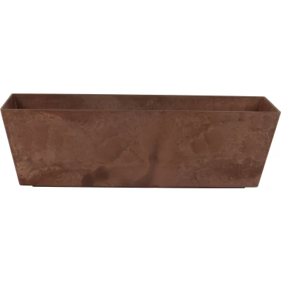 Afbeelding van Steege Plantenbak gerecycled kunststof terra bruin 55 x 17 cm