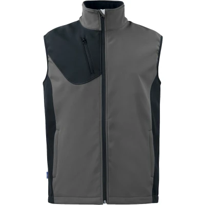 Afbeelding van ProJob 3702 SOFTSHELL BODYWARMER 643702 Grijs 5XL