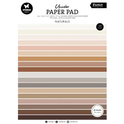 Afbeelding van Unicolor Paper Pad Naturels Tones Essentials nr.299