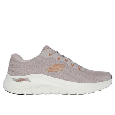 Afbeelding van Skechers Arch Fit 2.0 Road Wave Sneaker voor heren, Taupe, 41 EU