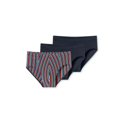 Afbeelding van Schiesser 3PACK Supermini Slip, Heren, Maat: Small, Darkblue