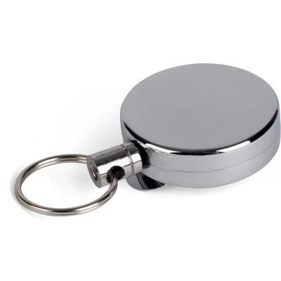Afbeelding van Afrolmechanisme voor badges 67 cm chroom 10 stuks