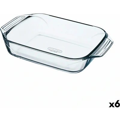 Afbeelding van Ovenschaal Pyrex Irresistible Rechthoekig Transparant Glas 6 Stuks 31,5 x 19,7 6,4 cm