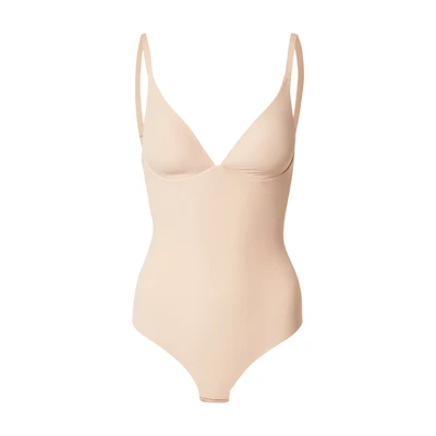 Afbeelding van Bye Bra Corrigerende String Bodysuit, zonder Beugel, Stevige Correctie, Shapewear Body, Beige, S