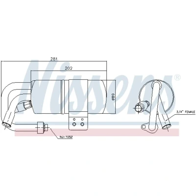 Afbeelding van Nissens Airco droger/filter 95505