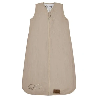 Afbeelding van Sterntaler Mousseline slaapzak boerderij beige