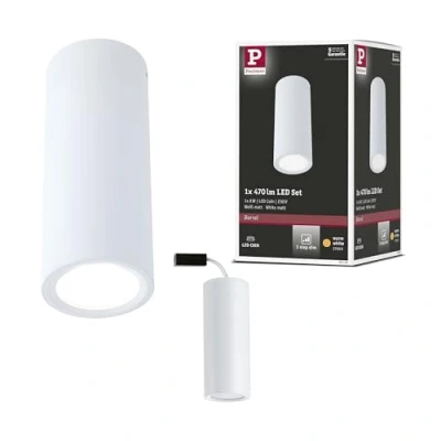 Afbeelding van Paulmann 93105 Barrel LED opbouwlamp 6 W Wit (mat)