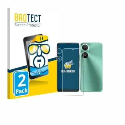 Afbeelding van BROTECT Screenprotector voor Alcatel 3 (2025) (Voor+Camera) Folie Beschermfolie transparant (2 Stuks)