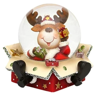 Afbeelding van Sneeuwbol origineel en leuk, afmeting ca. 6,5 x 6 cm; 4,5 cm Diameter Ø Reno