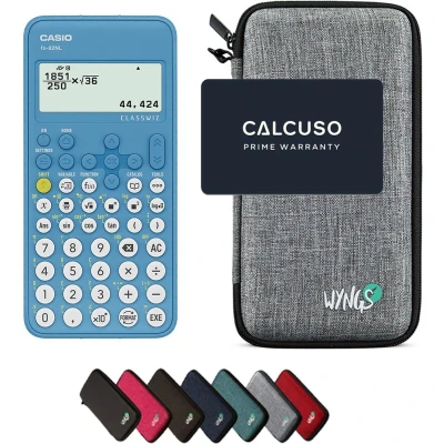 Afbeelding van CALCUSO Basispakket lichtgrijs met rekenmachine Casio FX 82NL