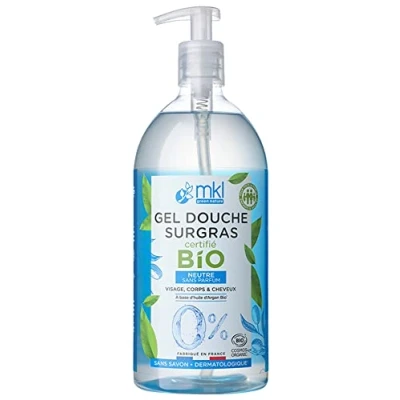 Afbeelding van MKL Green Nature Biologische Geurvrije Supervette Douchegel 1 L
