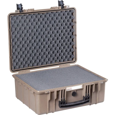 Afbeelding van Explorer Cases Outdoor koffer 4820HL.D desert tan with pick &amp; pluck foam (b x h d) 48 37 21 cm Zand