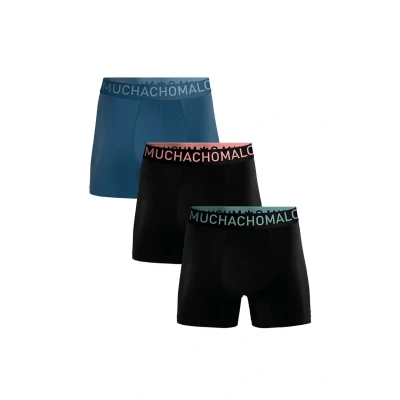 Afbeelding van MUCHACHOMALO Heren Boxers, Bamboe Effe Ondergoed, Multipack 3 Pack, Boxershorts Solid Klassieke Pasvorm voor Comfort, met Elastische Tailleband