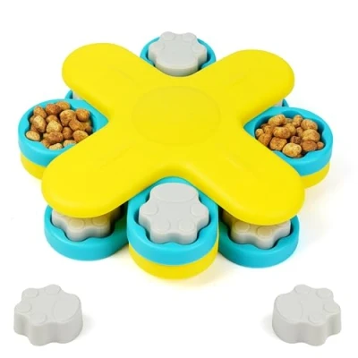 Afbeelding van Belle Vous Interactive Dog Puzzle Toy Treat Dispenser Enrichment Game for Small, Medium &amp; Large Dogs Slow Feeder IQ Training/Brain Stimulation