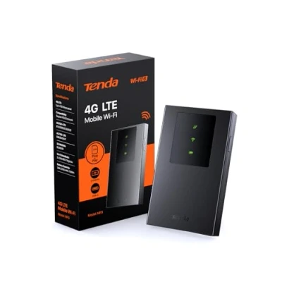 Afbeelding van Tenda MF3 mobiele WiFi router voor nano simkaarten,AX300 Wi Fi 6 draagbare hotspot,2100 mAh batterij,USB C poort,Plug &amp; Play,WPA3,4G modem,MiFi,mini formaat,compatibel met alle Europese simkaarten