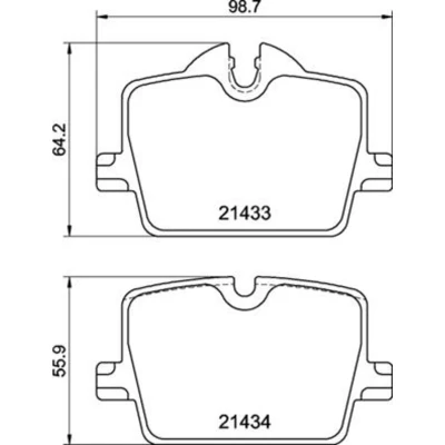 Afbeelding van Brembo Remblokset P 06 114